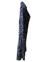 Diane Von Furstenberg Size 10 BLUE & AQUA Dress
