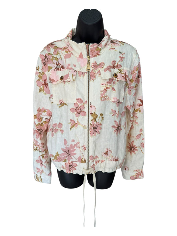 Spartina Size M pink and cream Jacket