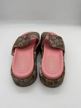 GUCCI 7 pink and brown SHOES