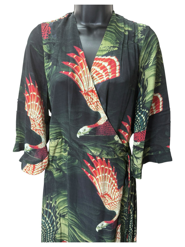 all saints Size M BLACK & GREEN Kimono