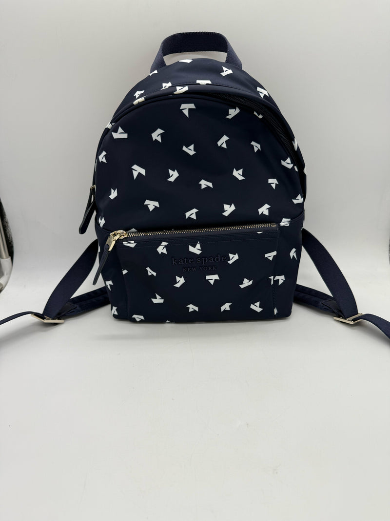 KATE SPADE navy and white Handbag