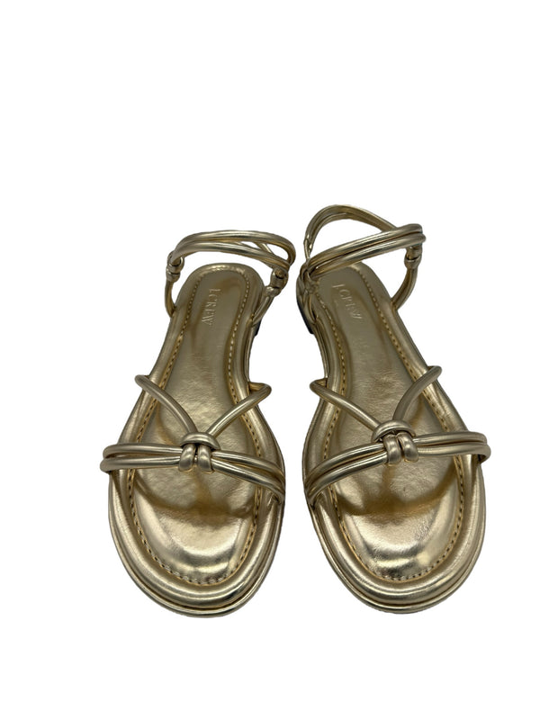 j crew 9 Gold SHOES