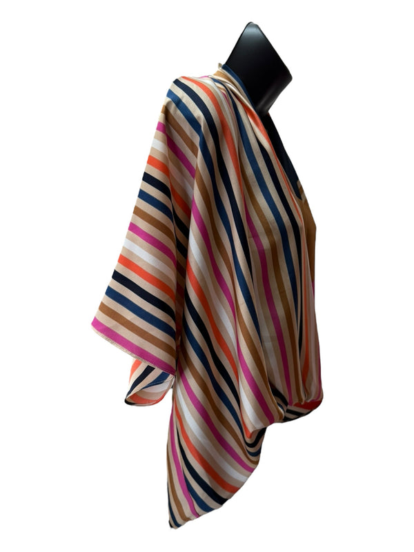 TRINA TURK Size L STRIPE TOPS