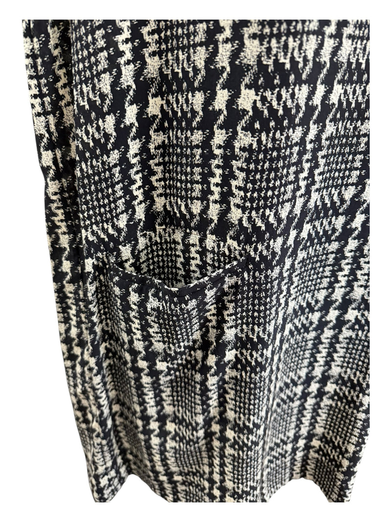 joie Size L black and cream Dress