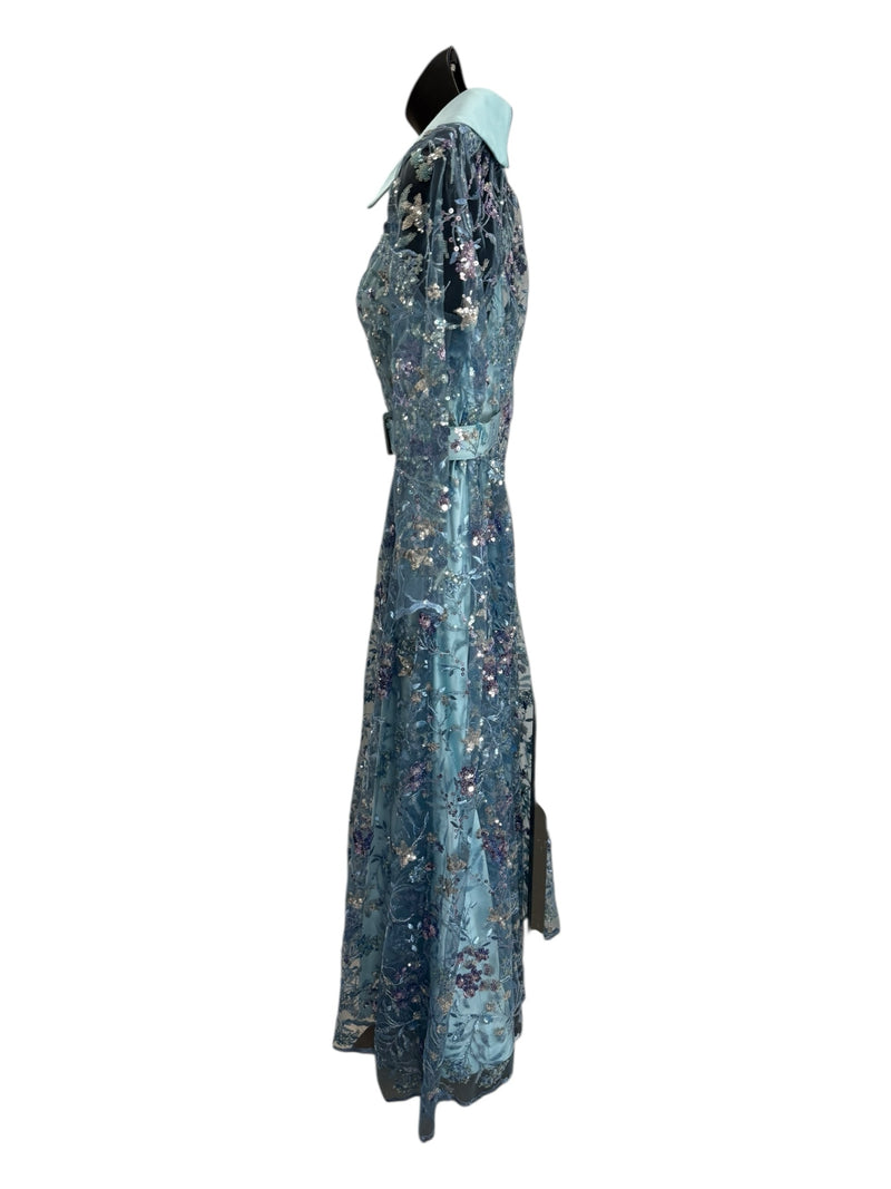 Badgley Mischka Women Size 6 Blue Dresses
