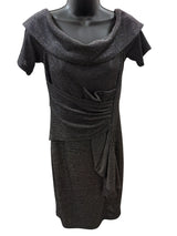 FRANK LYMAN Size 8 Black Dress