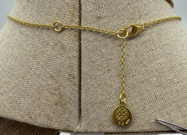 Freida Rothman gold and silver Necklace