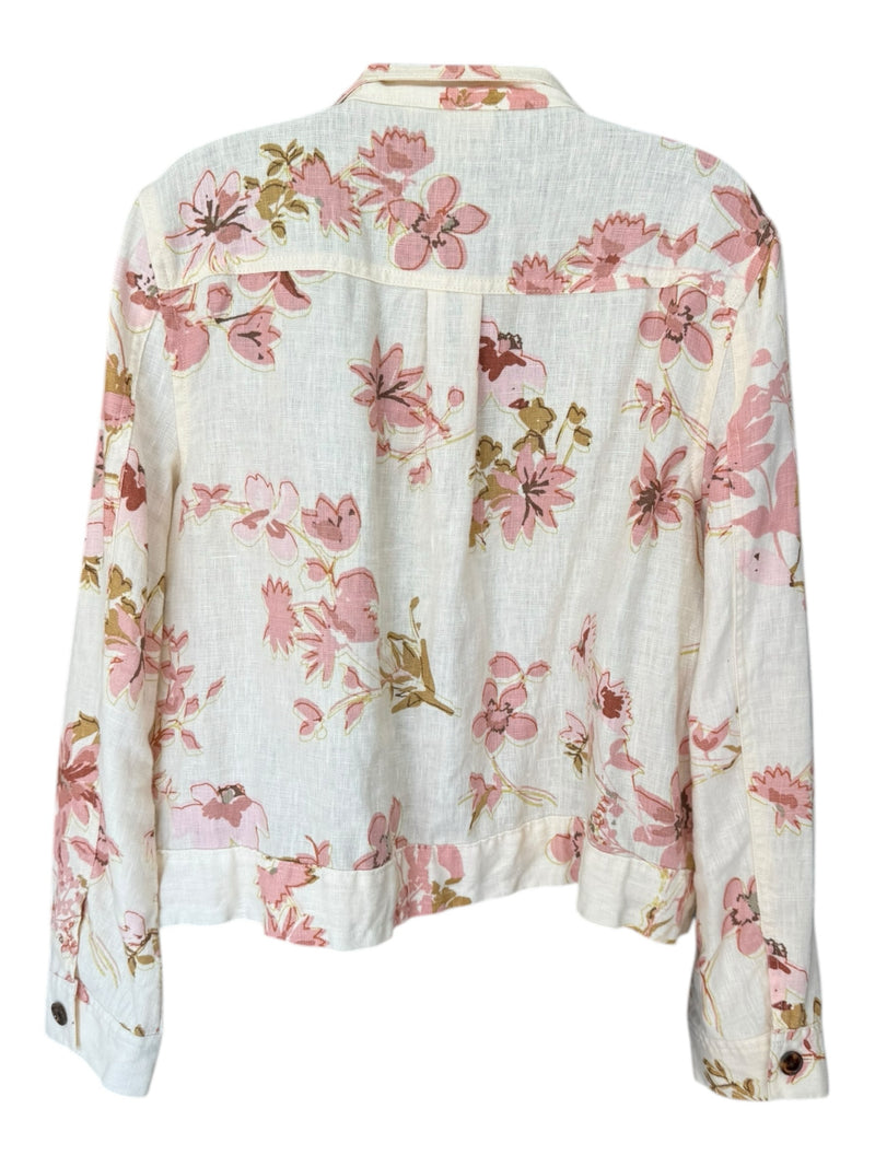 Spartina Size M pink and cream Jacket