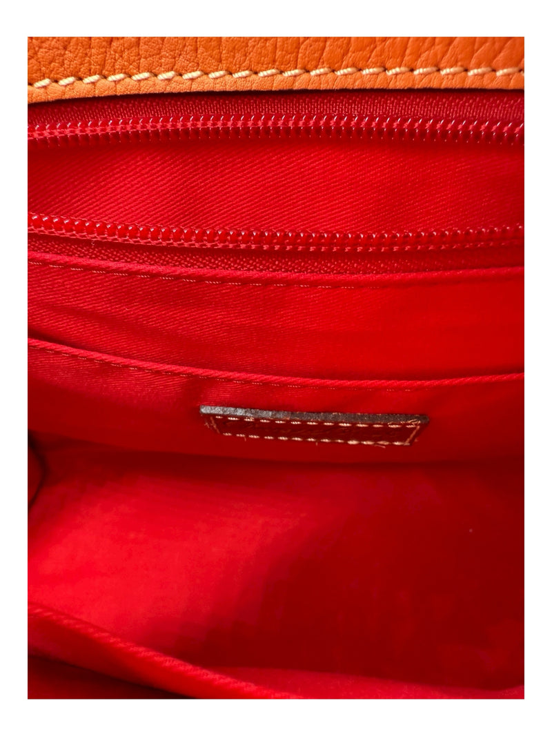 Dooney & Bourke orange and brown Handbag