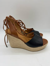 Coach 9 tan and black SHOES