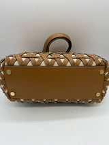 MICHAEL KORS Tan and cream Handbag