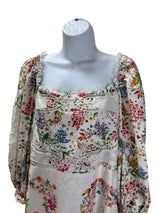 Farm Rio Size M CREAM MULTI Dress