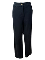 St John Caviar Size 10 Black Pants