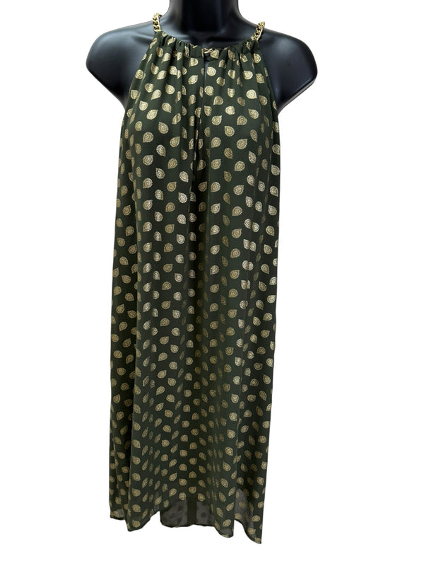 MICHAEL KORS Size M olive green Dress