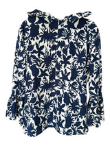 Elizabeth Wilson Size L blue and white TOPS