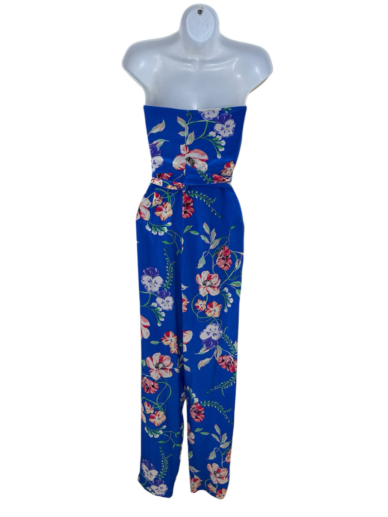 yumi kim Size S blue floral jumpsuit