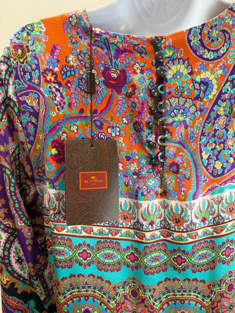 etro Size 4 purple multi Dress