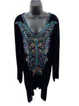 johnny was Size L Black Tunic