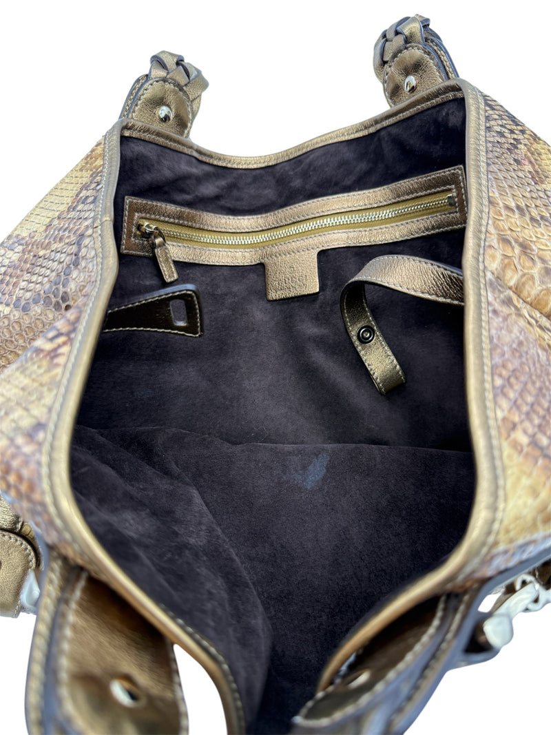 GUCCI pythyon Handbag