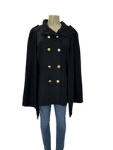 KAREN MILLEN Women Size 8 Black Coat