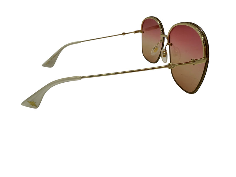 GUCCI Gold Sunglasses