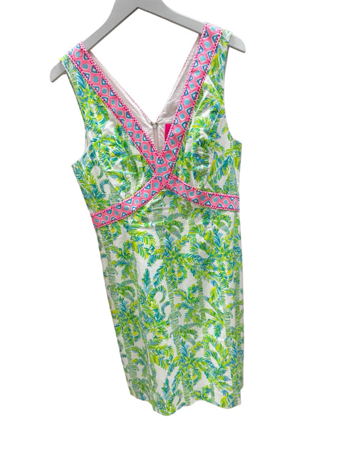 Lilly Pulitzer Size 10 green and pink Dress