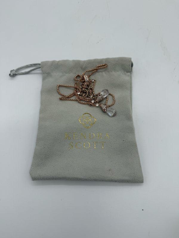 Kendra Scott rose gold Necklace