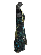 TED BAKER Size 2 green and black Dress