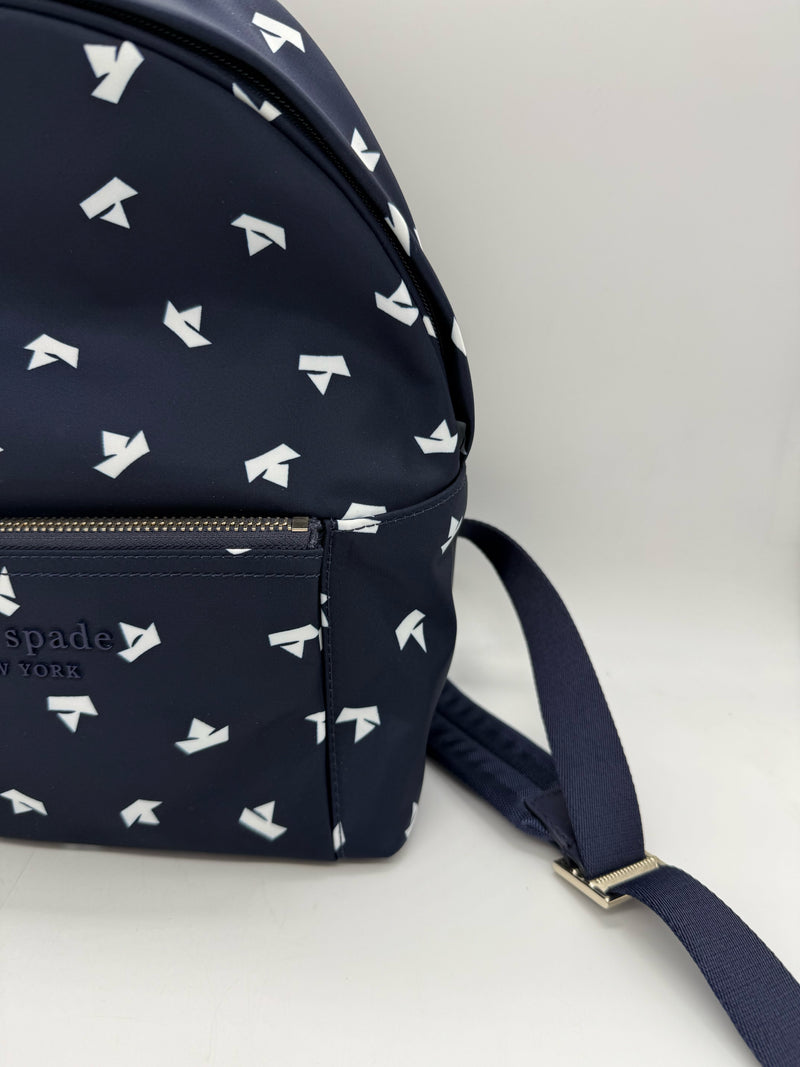 KATE SPADE navy and white Handbag
