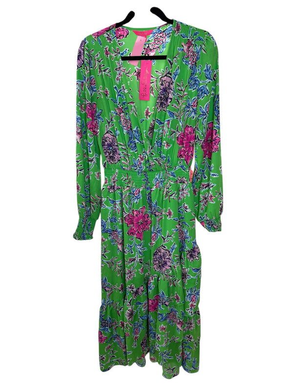 Lilly Pulitzer Size 10 green and pink Dress