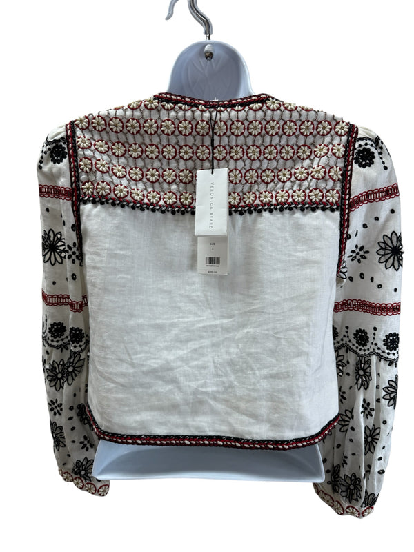 Veronica Beard Size S red and white Jacket