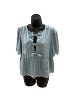 Hudson Gray Size S chambray TOPS