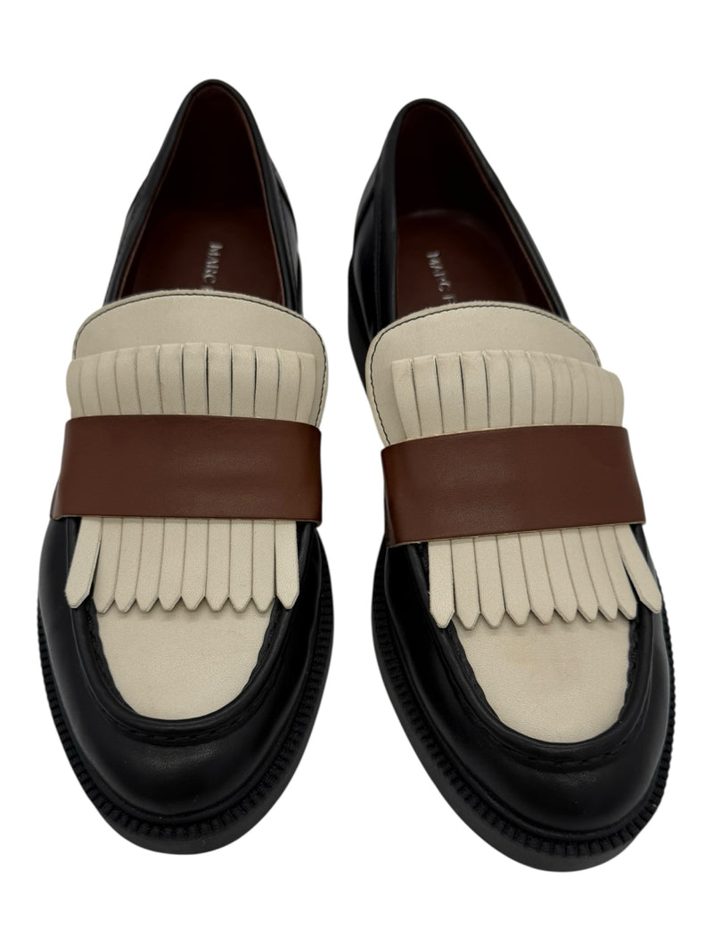 marc fisher 8.5 black and cream SHOES