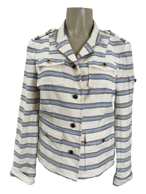 TORY BURCH Size 8 STRIPE TOPS