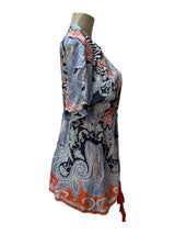 johnny was Size S BLUE AND RED Dress