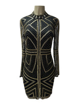 aidan Size 8 black and gold Dress