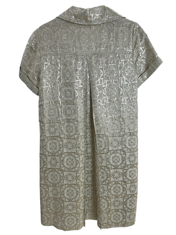 Diane Von Furstenberg Size 2 Gold Dress