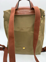 LONGCHAMP olive green Handbag