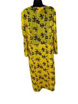 MICHAEL KORS Size L yellow and black Dress