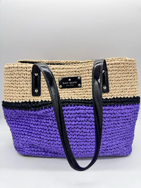 KATE SPADE purple and tan Handbag