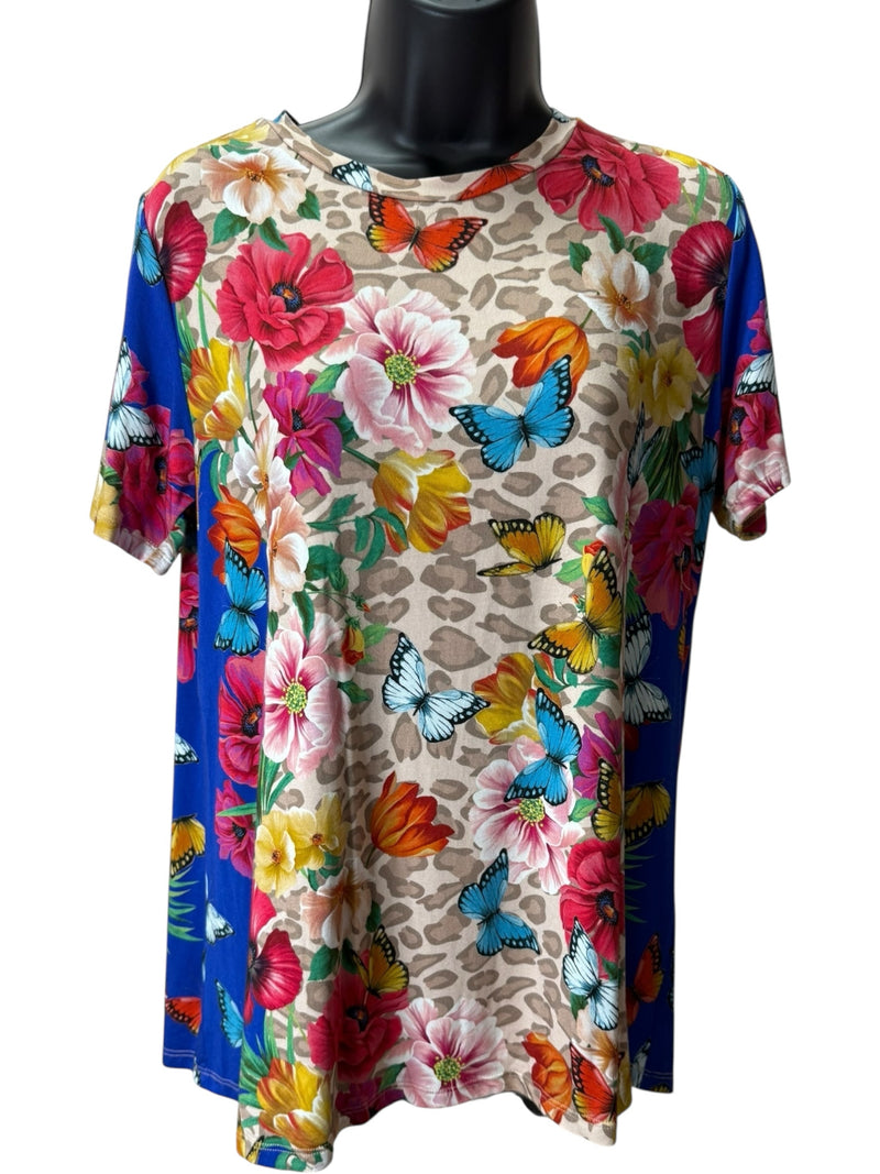 johnny was Size S Multi-print TOPS