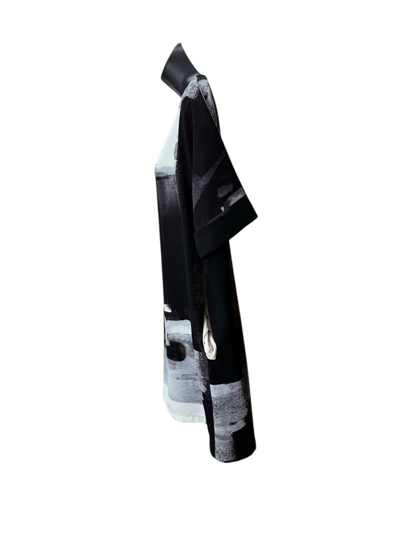 NATORI Size S black/grey Dress