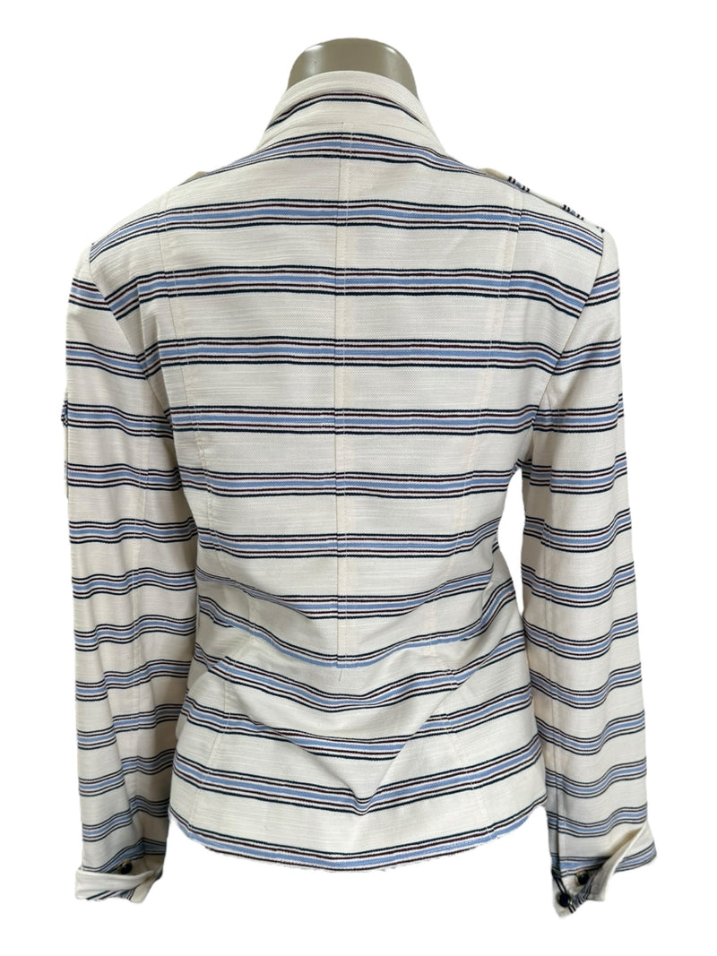TORY BURCH Size 8 STRIPE TOPS