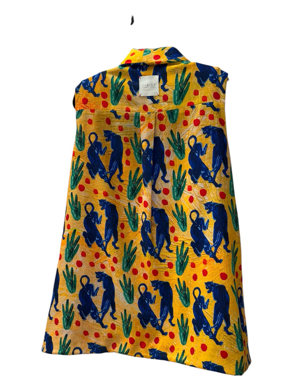 Farina Size M Yellow and blue Vest