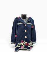 ELEVENSES Size 2 Navy Jacket
