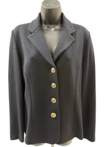 St. John Size 6 Black Blazer