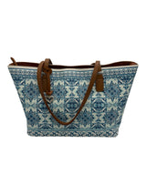 BRIGHTON blue, white wallet