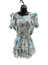 Love Shack Fancy Size S blue and white Dress
