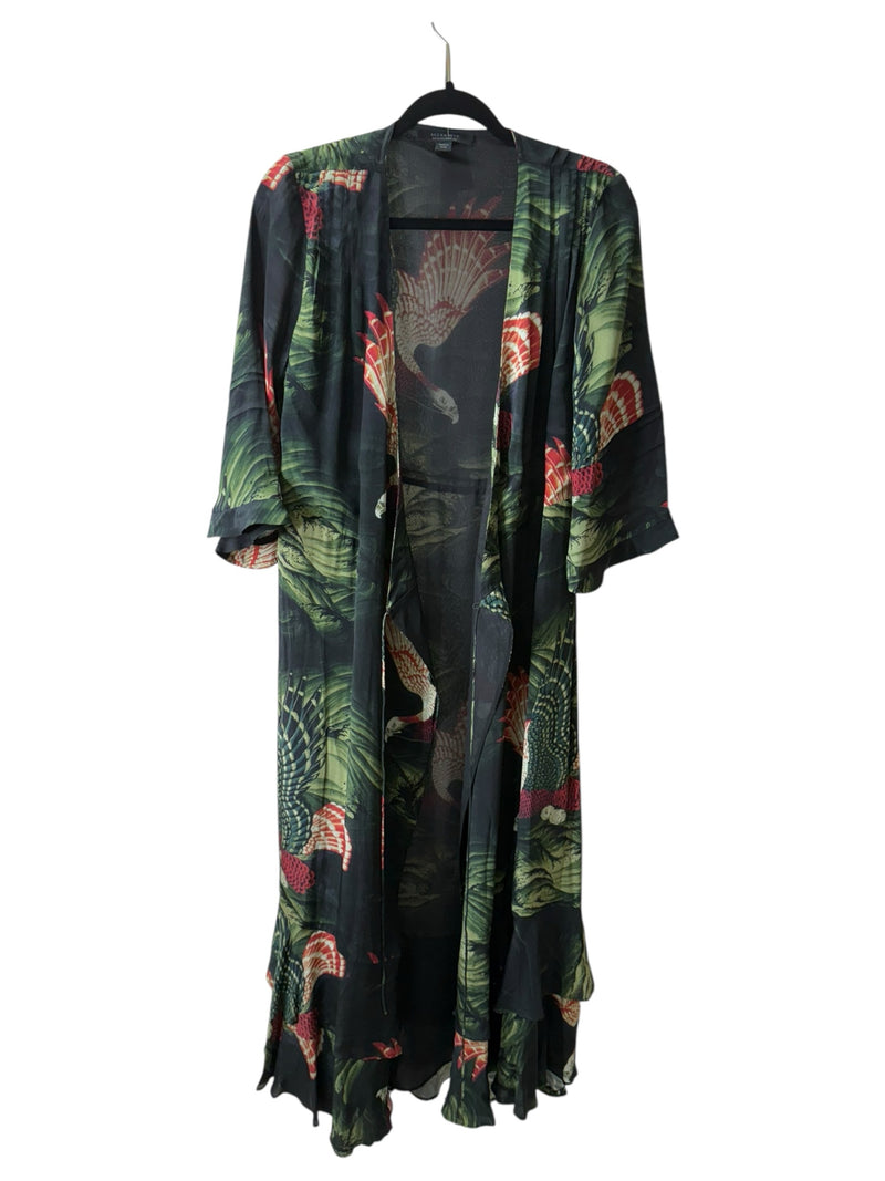 all saints Size M BLACK & GREEN Kimono