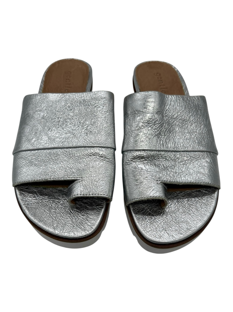 GENTLE SOULS 6.5 Silver SHOES